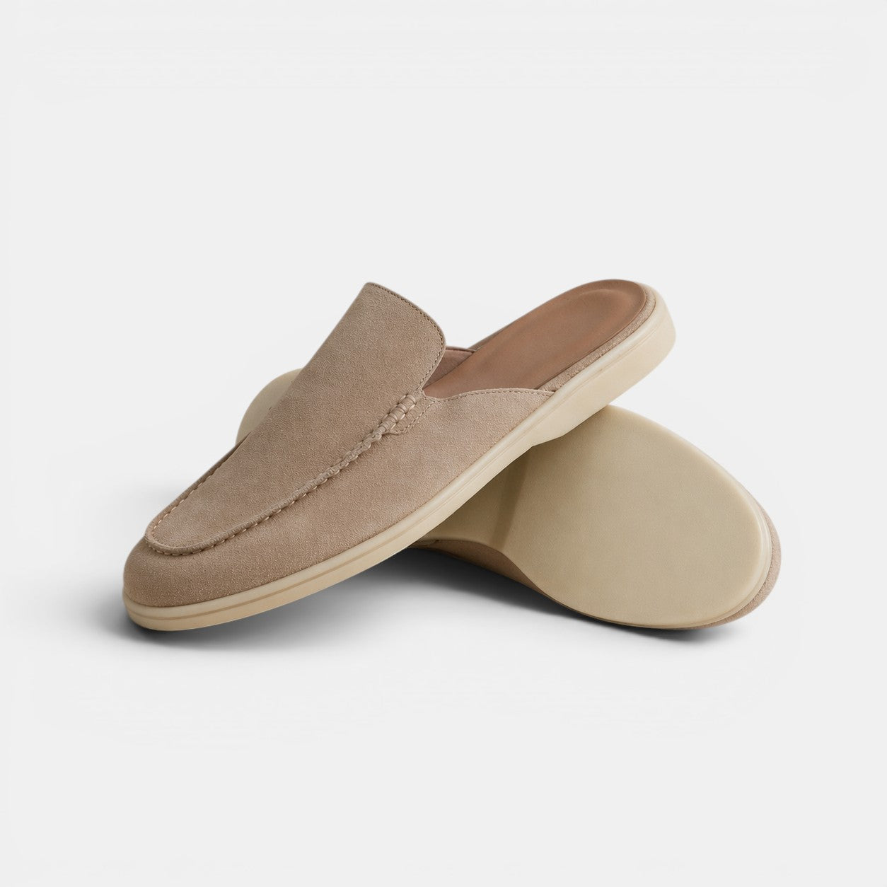 Men's Slip-On Suede Mules | Casual Summer Footwear