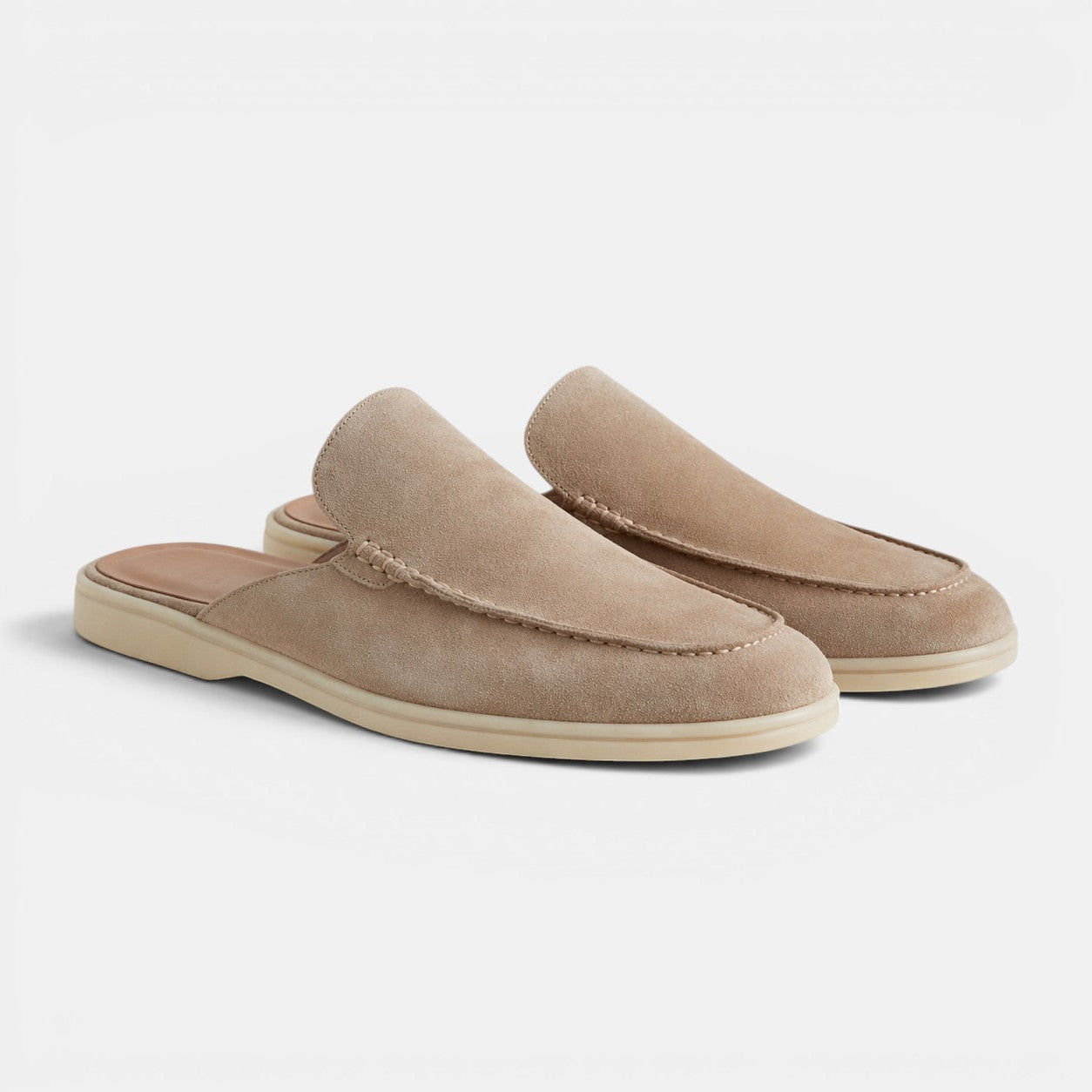 Men's Slip-On Suede Mules | Casual Summer Footwear
