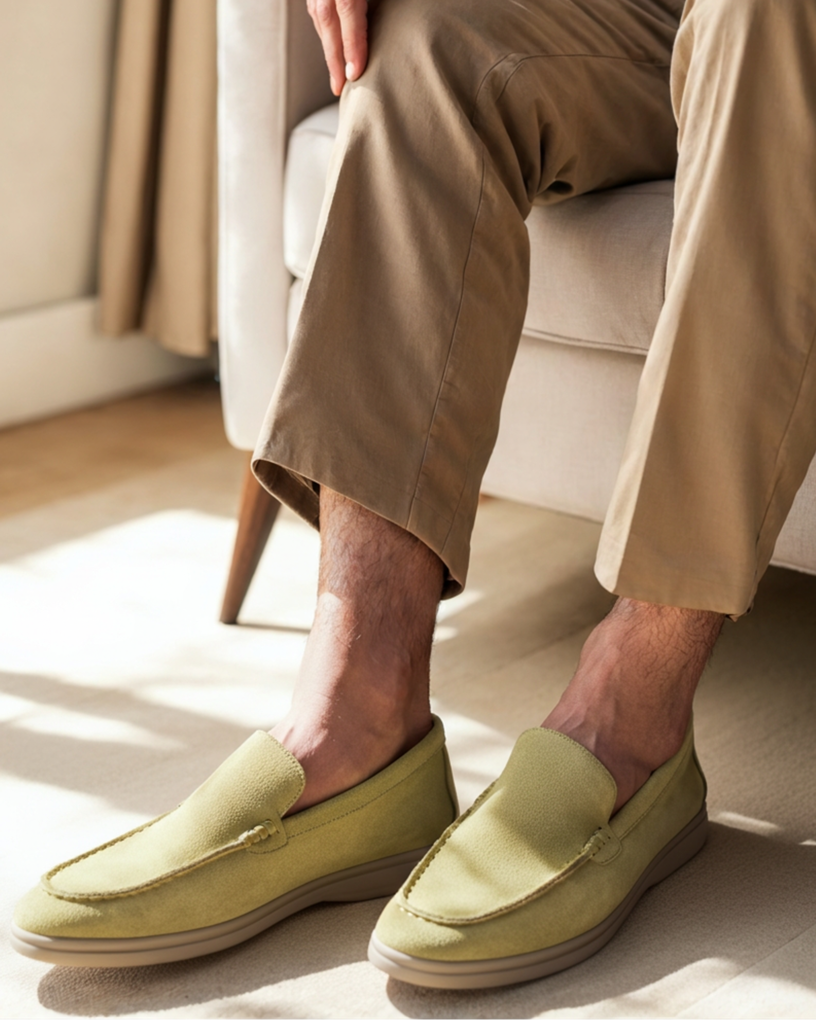 Men's Suede Loafers | Slip-On Dress Casual Shoes