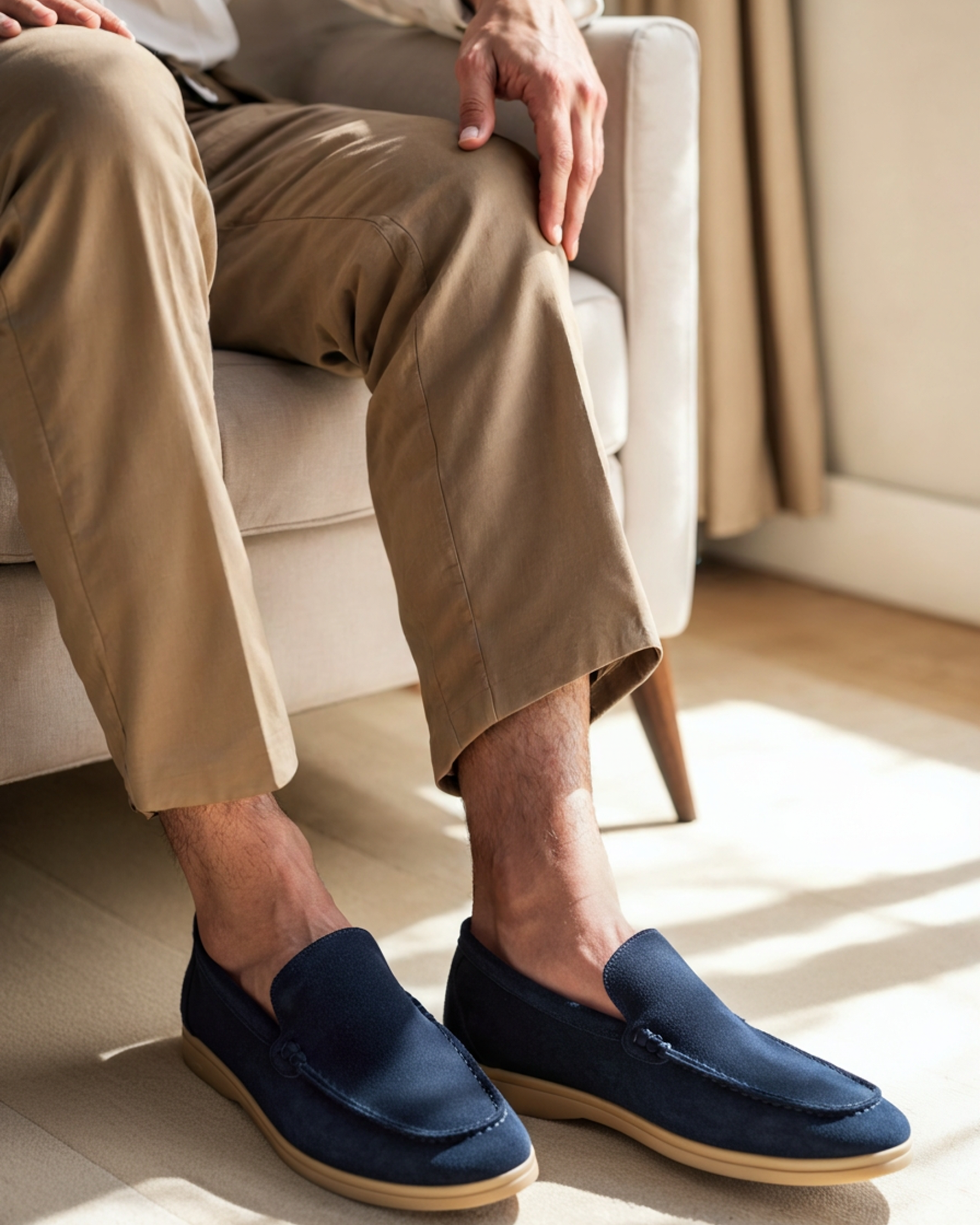 Men's Suede Loafers | Slip-On Dress Casual Shoes