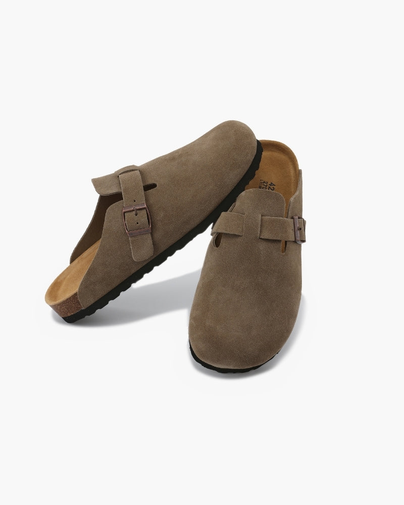 Men's Suede Clogs | Slip-On Casual Footwear