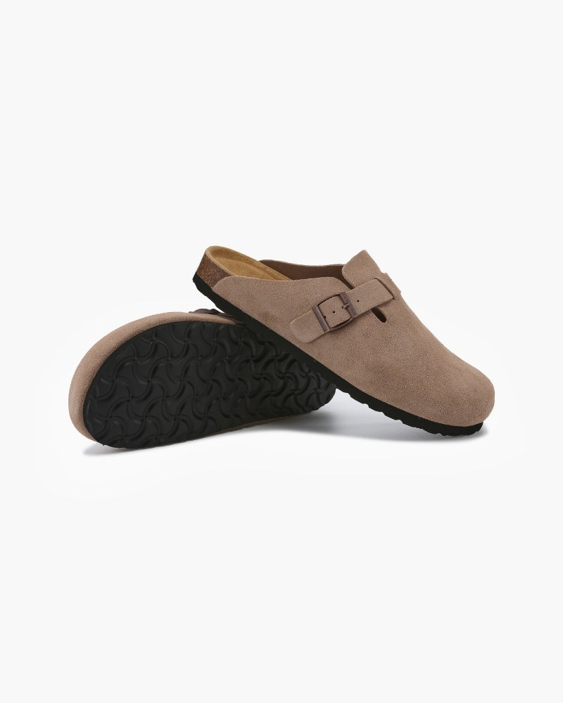 Men's Suede Clogs | Slip-On Casual Footwear