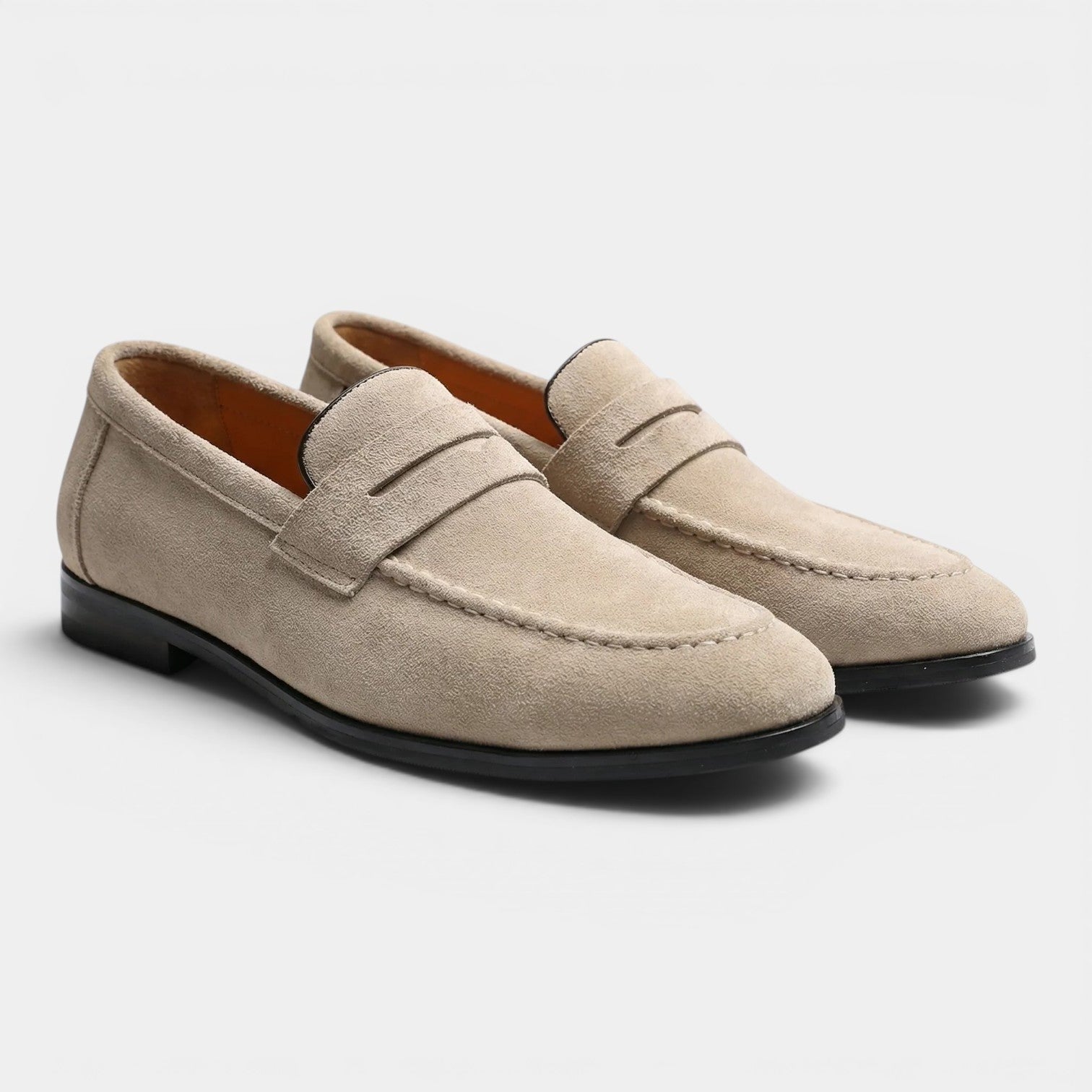 Men's Suede Loafers | Slip-On Dress Casual Everyday Shoes