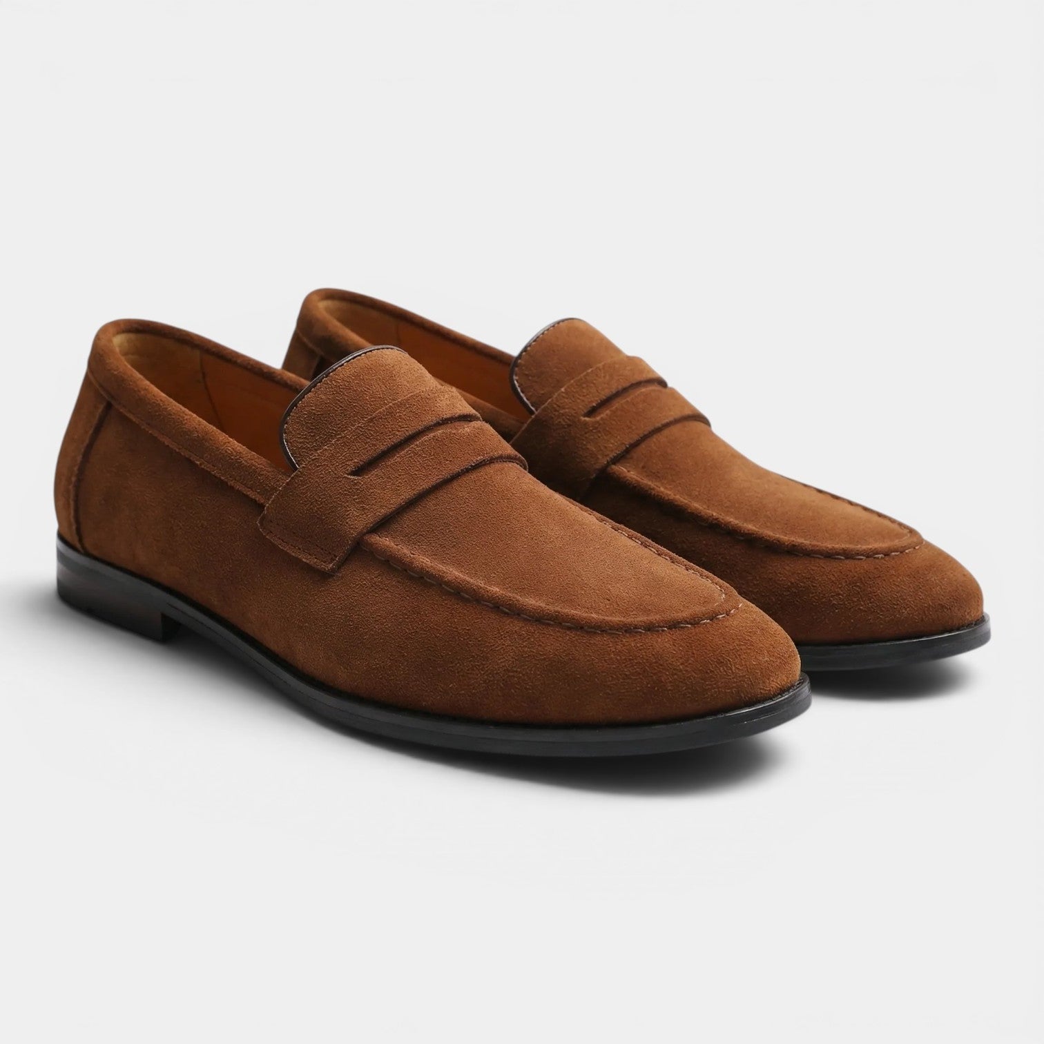 Men's Suede Loafers | Slip-On Dress Casual Everyday Shoes
