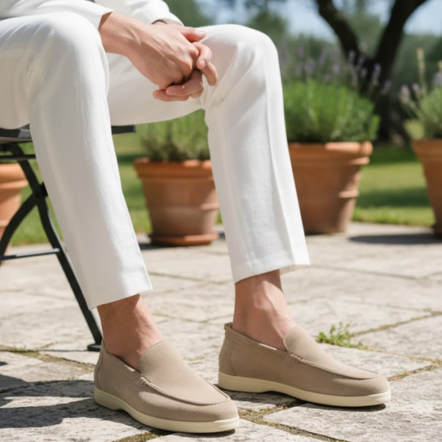 Men's Suede Loafers | Casual Summer Slip-On Shoes