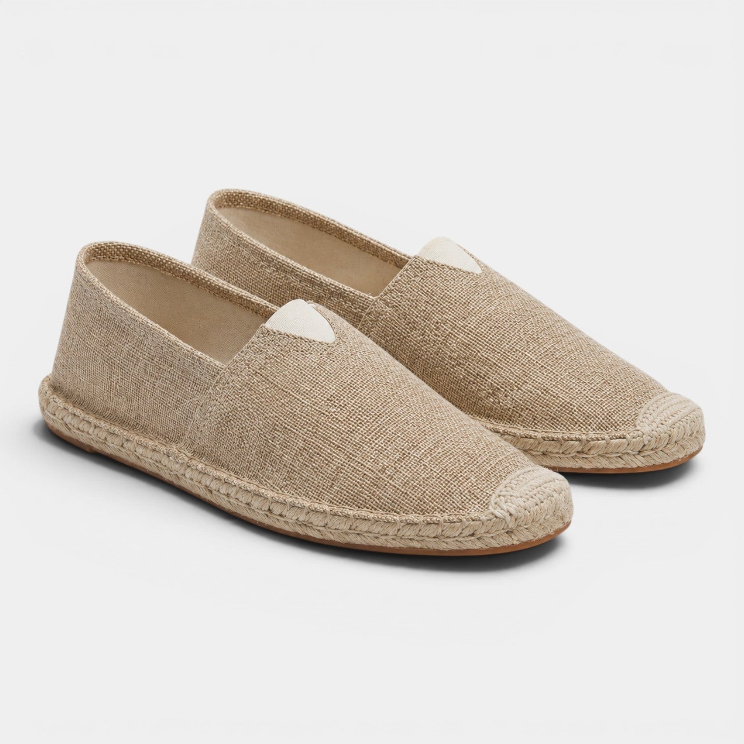 Men's Linen Espadrille Loafers | Lightweight Slip-On Casual Summer Shoes