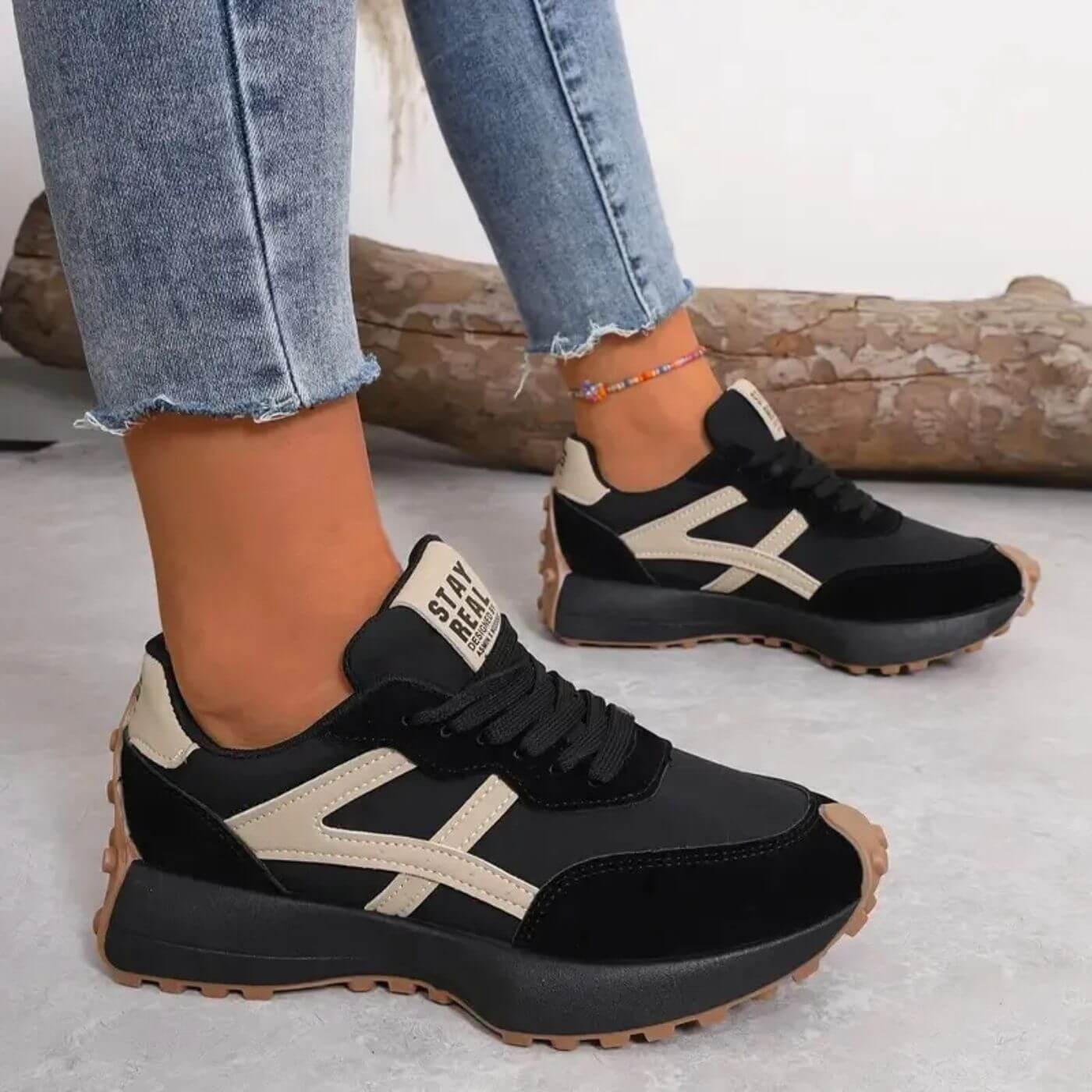 Women's Cushioned Slip-Resistant Sneakers | Everyday Walking Shoes