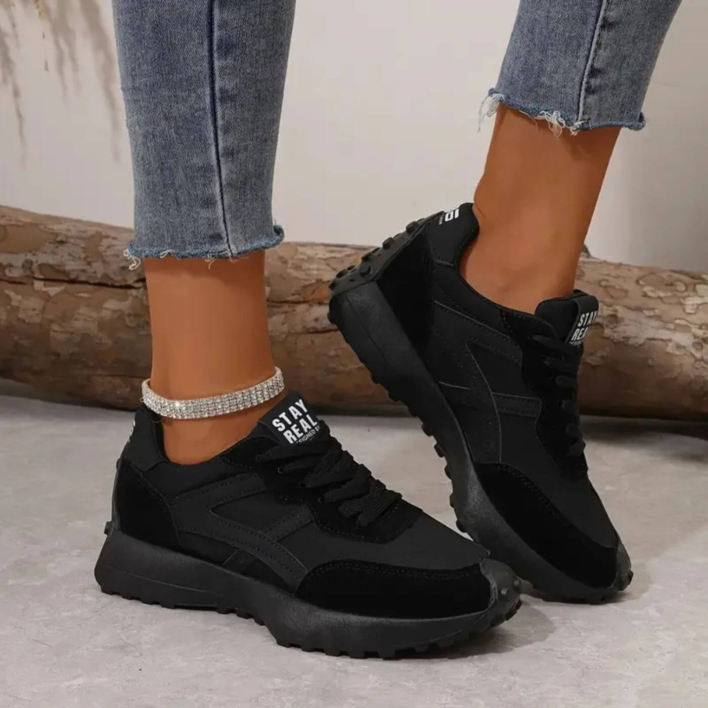 Women's Cushioned Slip-Resistant Sneakers | Everyday Walking Shoes
