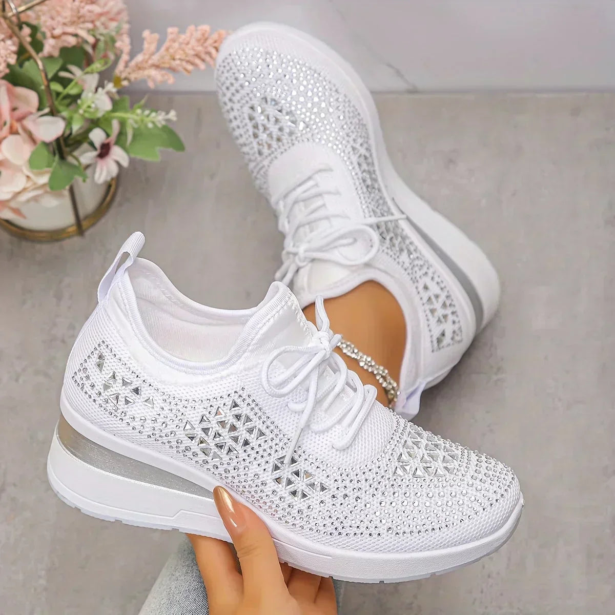 Women's Orthopaedic Trainers | Arch Support Breathable Sneakers