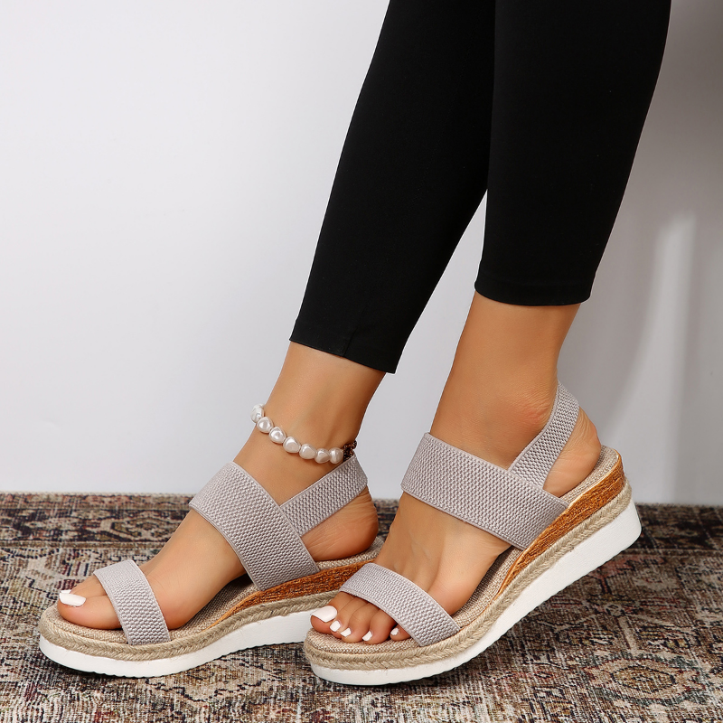 Women's Orthopedic Platform Sandals | Cross-Strap Cushioned Support Shoes