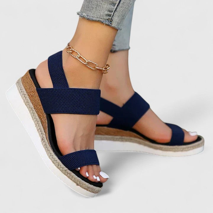 Women's Orthopedic Platform Sandals | Arch Support Cushioned Open Toe