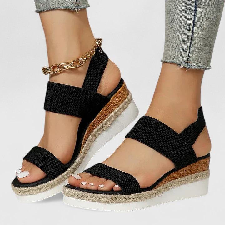 Women's Orthopedic Platform Sandals | Arch Support Cushioned Open Toe