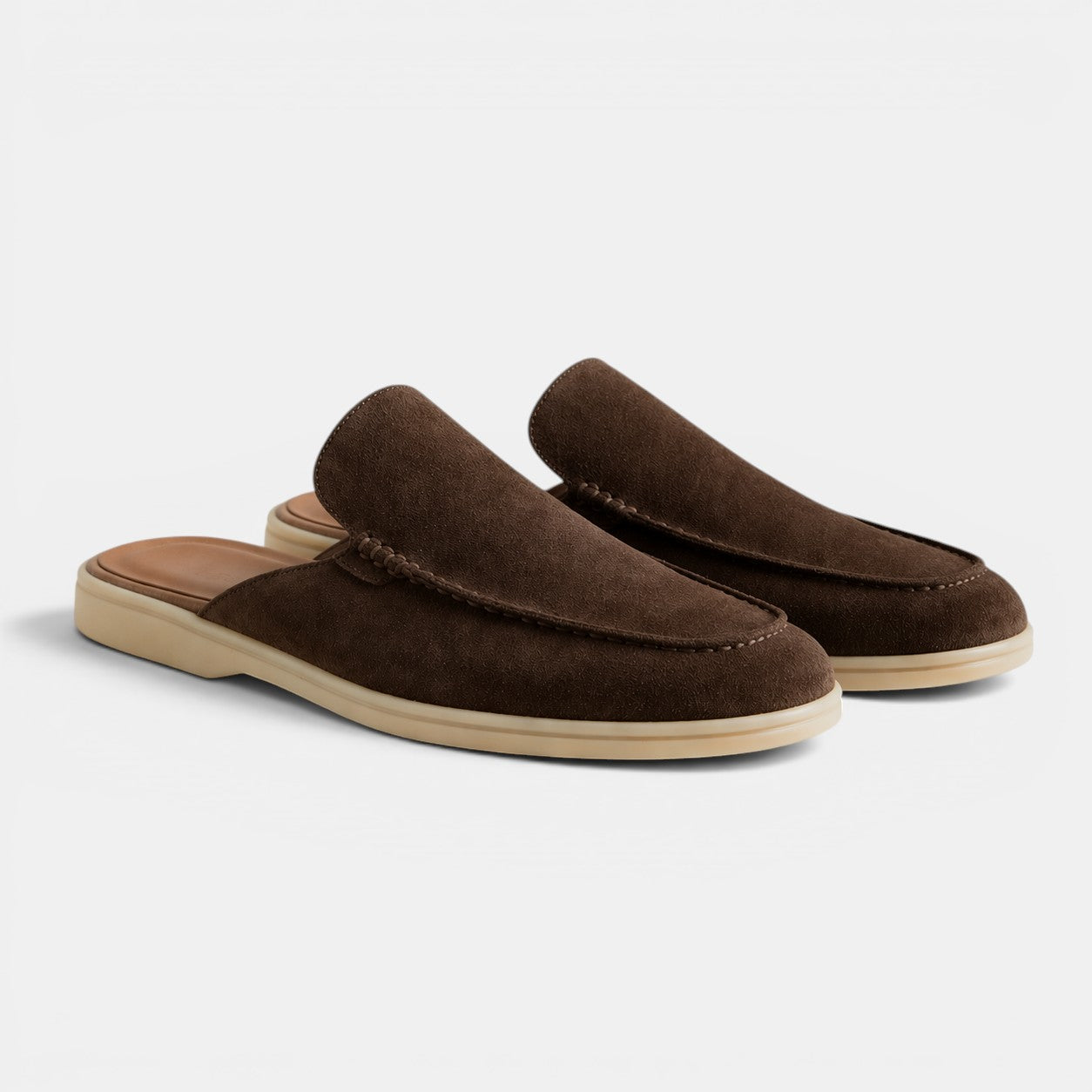 Men's Slip-On Suede Mules | Casual Summer Footwear