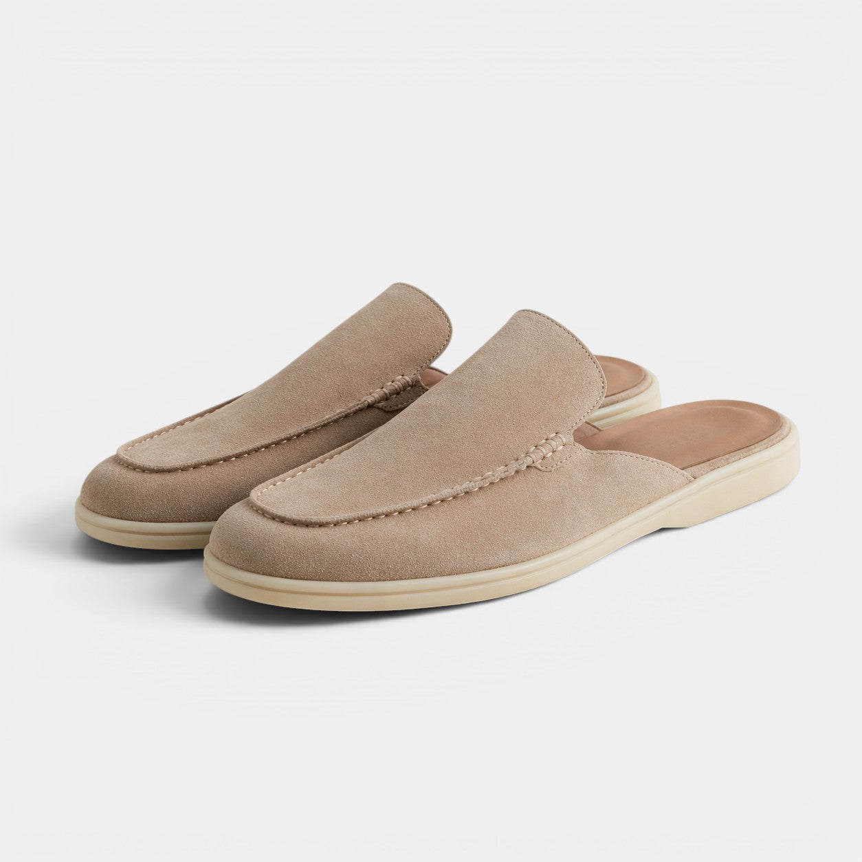 Men's Slip-On Suede Mules | Casual Summer Footwear
