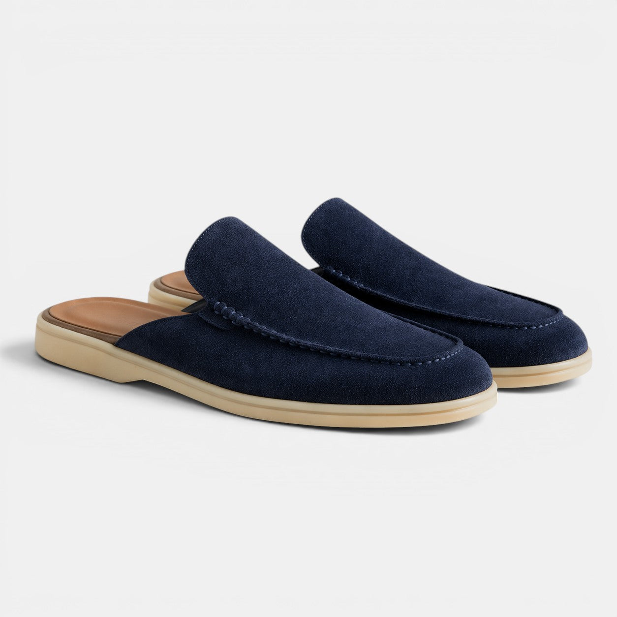 Men's Slip-On Suede Mules | Casual Summer Footwear