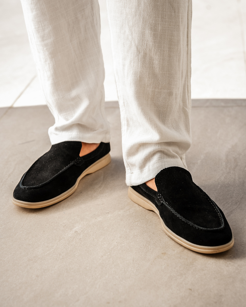 Men's Suede Loafers | Slip-On Dress Casual Shoes