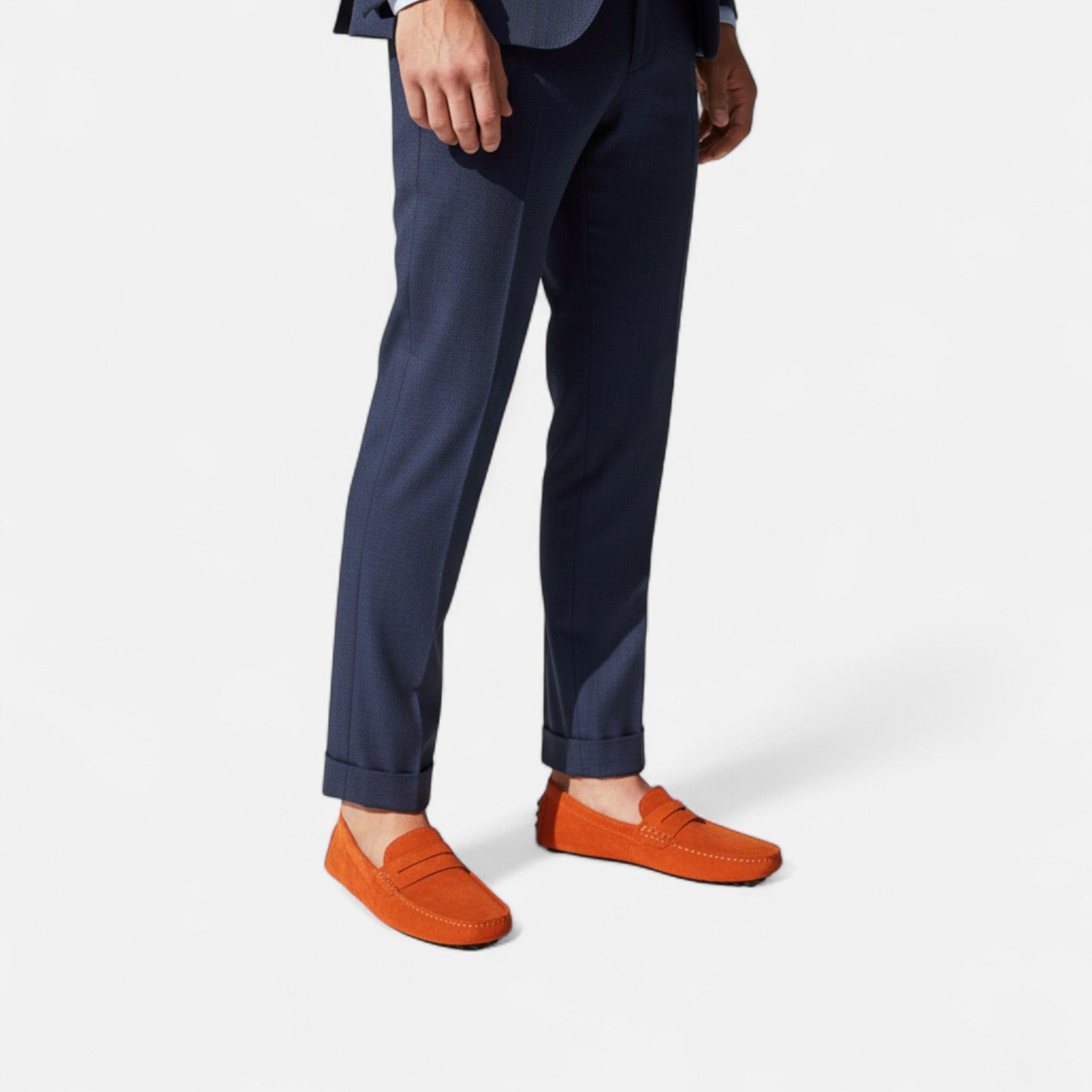 Men's Suede Driver Loafers | Casual Slip-On Shoes