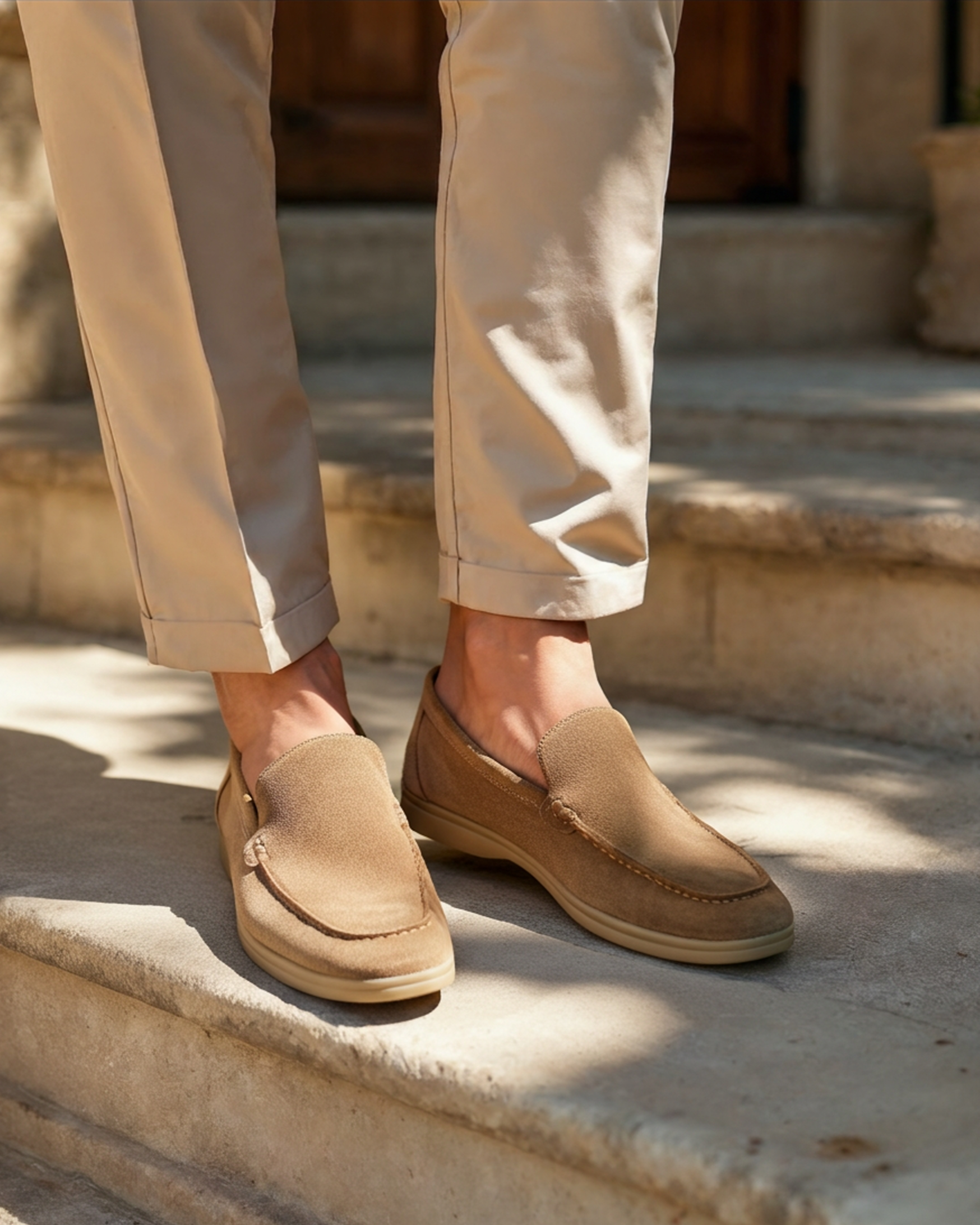 Men's Suede Loafers | Slip-On Dress Casual Shoes
