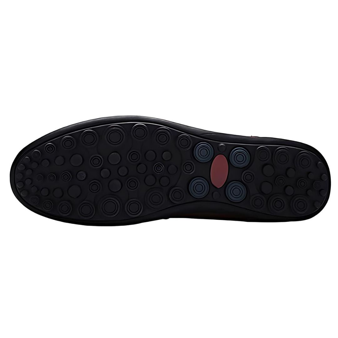 Men's Genuine Leather Loafers | Breathable Perforated Casual Dress Shoes