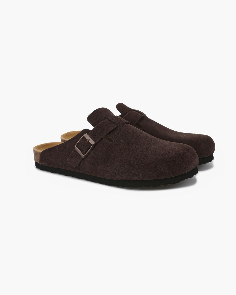 Men's Suede Clogs | Slip-On Casual Footwear