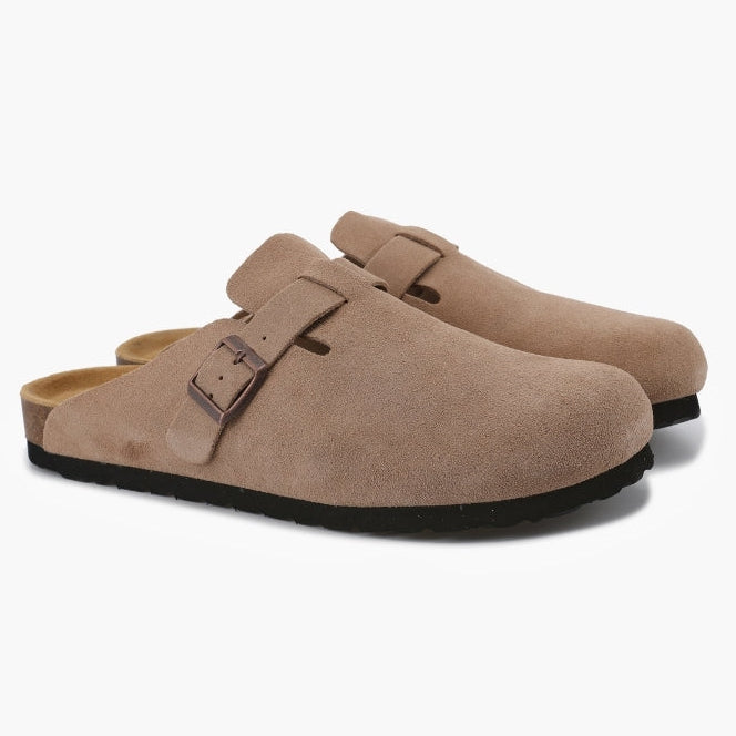 Men's Suede Clogs | Slip-On Casual Footwear