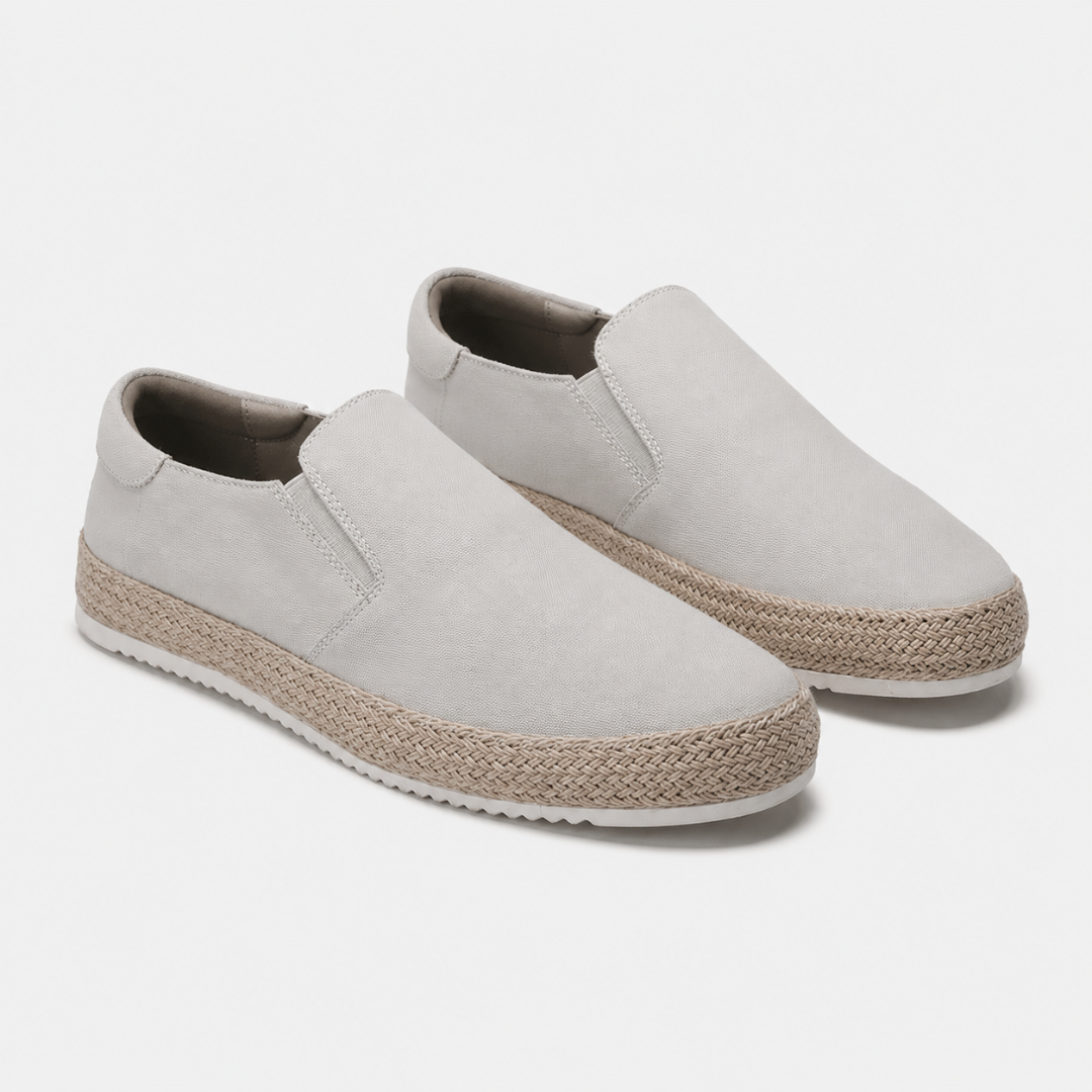 Men's Suede Flat Loafers | Classic Slip-On Casual Dress Shoes