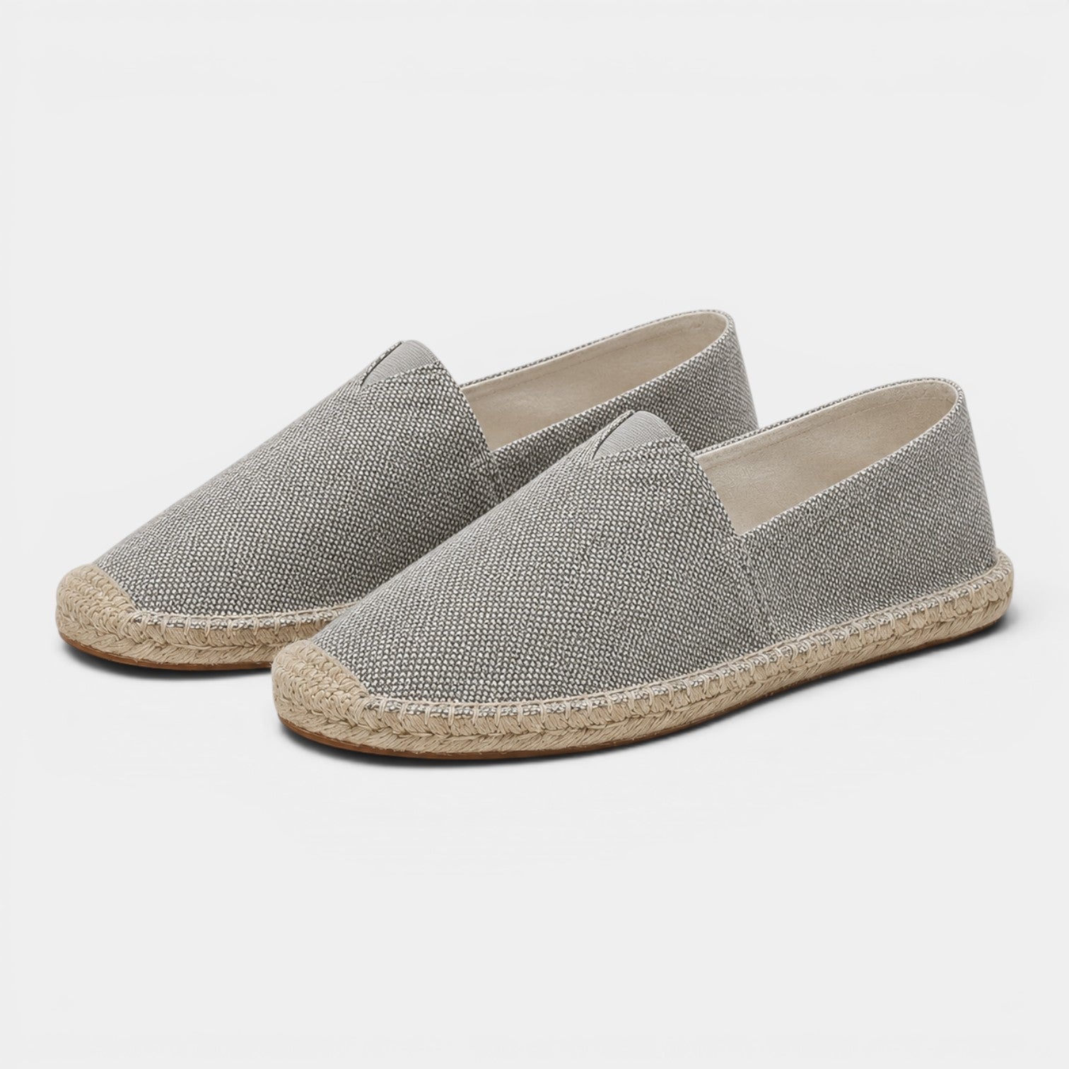 Men's Linen Espadrille Loafers | Lightweight Slip-On Casual Summer Shoes