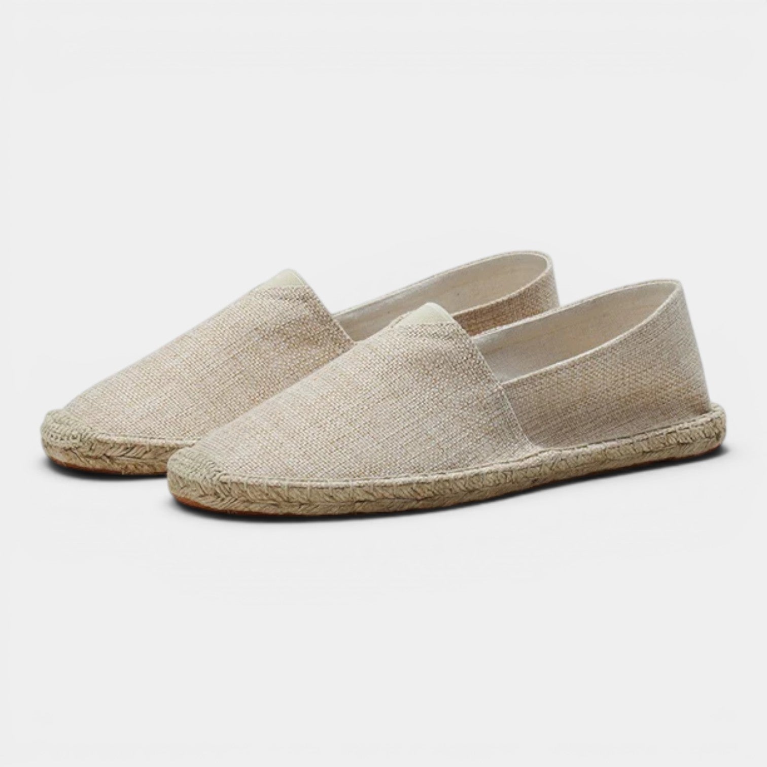 Men's Linen Espadrille Loafers | Lightweight Slip-On Casual Summer Shoes