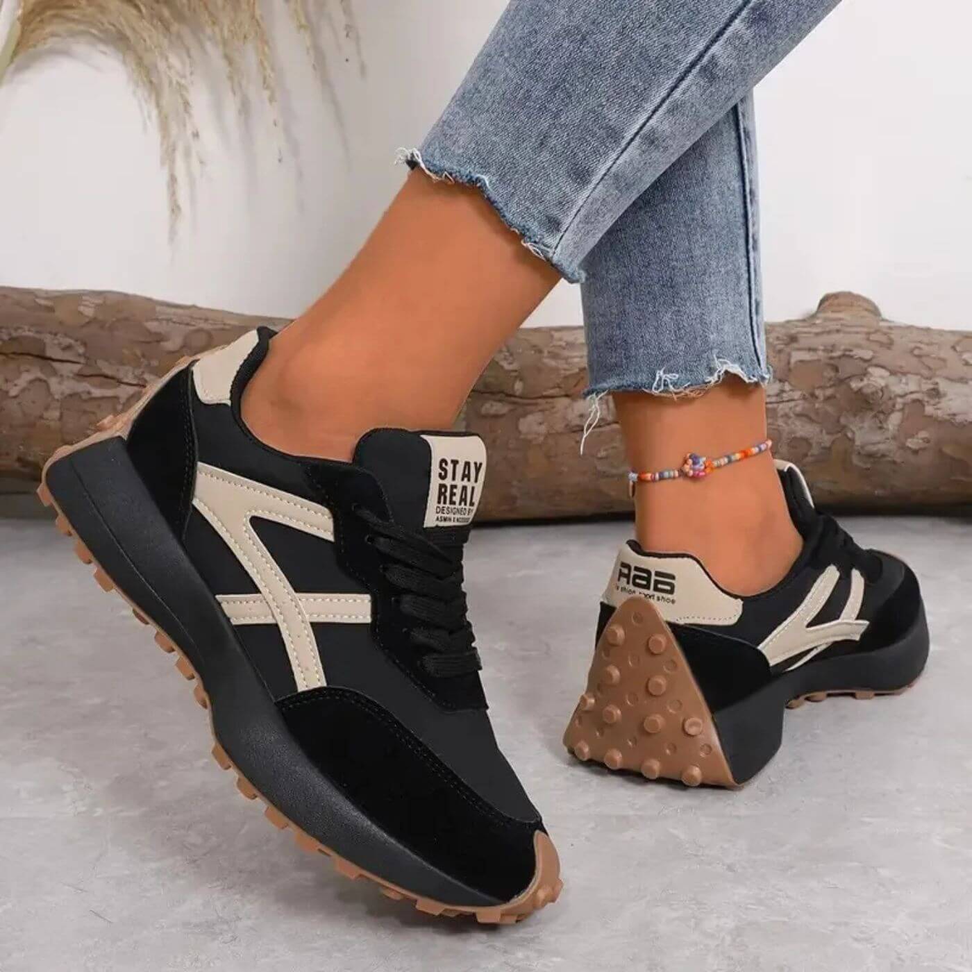Women's Cushioned Slip-Resistant Sneakers | Everyday Walking Shoes