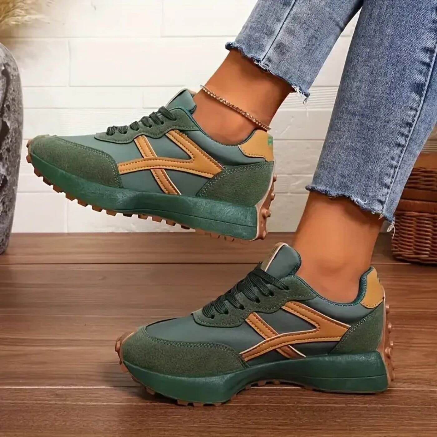 Women's Cushioned Slip-Resistant Sneakers | Everyday Walking Shoes