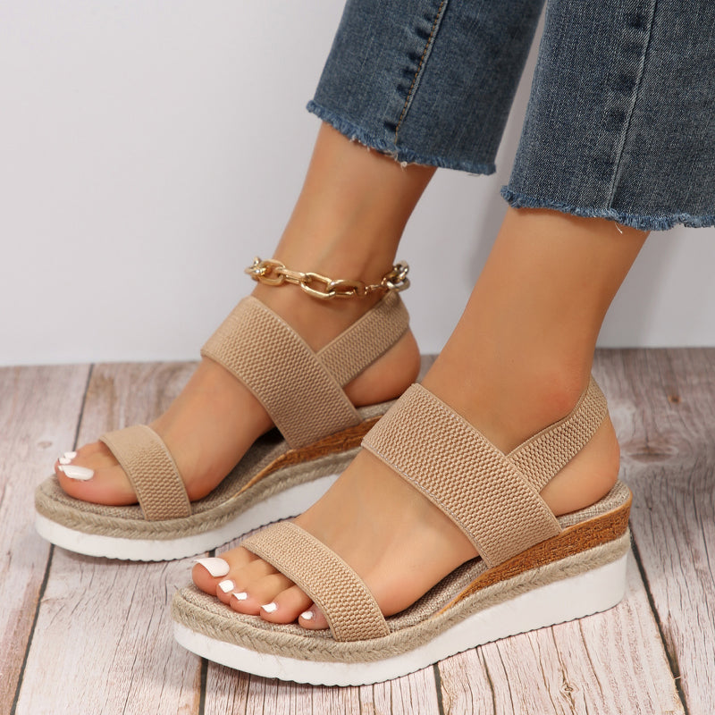 Women's Orthopedic Platform Sandals | Cross-Strap Cushioned Support Shoes