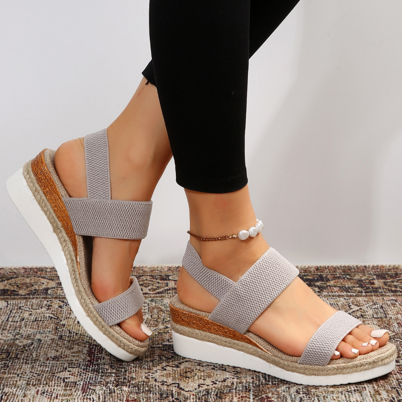 Women's Orthopedic Platform Sandals | Cross-Strap Cushioned Support Shoes