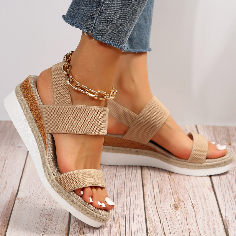 Women's Orthopedic Platform Sandals | Cross-Strap Cushioned Support Shoes