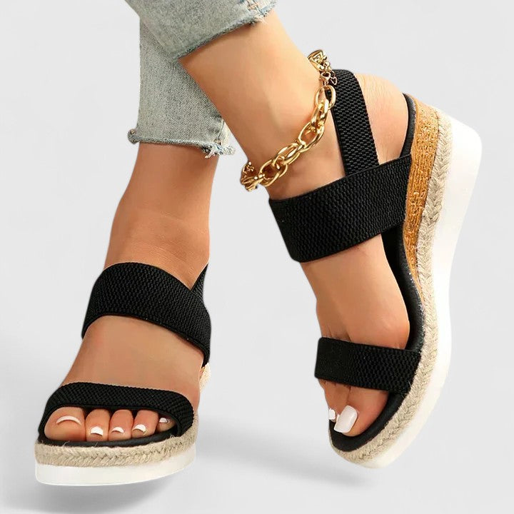 Women's Orthopedic Platform Sandals | Arch Support Cushioned Open Toe