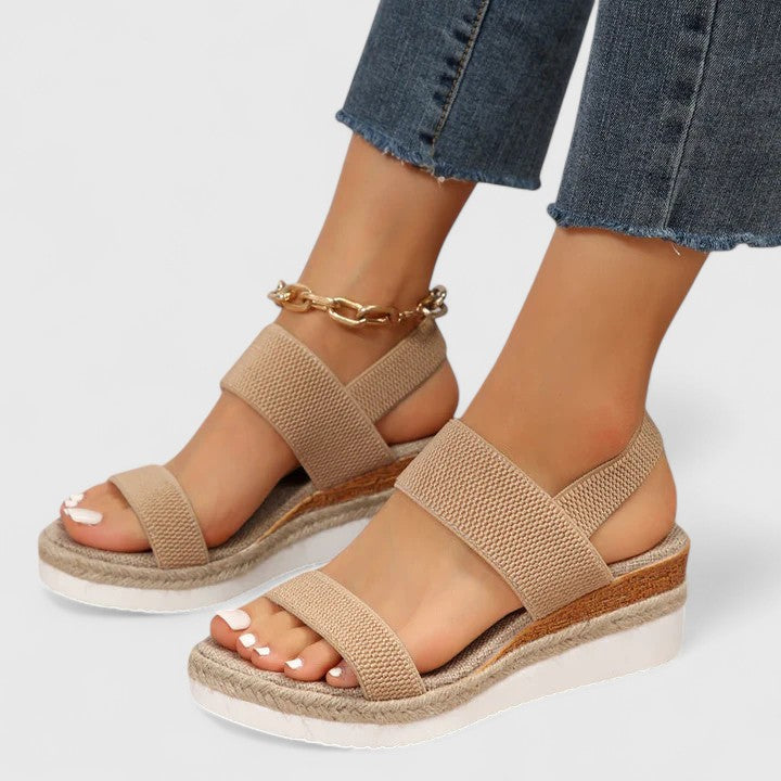 Women's Orthopedic Platform Sandals | Arch Support Cushioned Open Toe