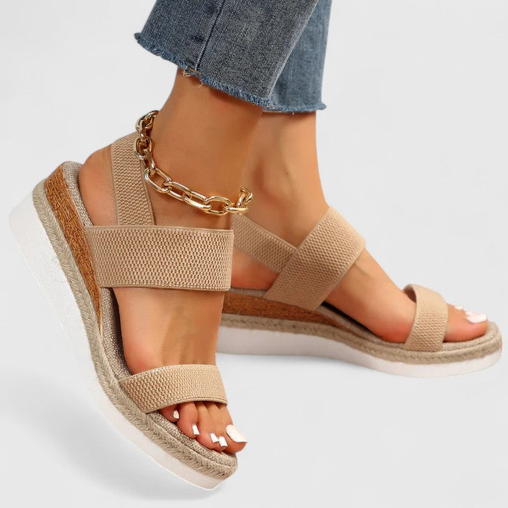 Women's Orthopedic Platform Sandals | Arch Support Cushioned Open Toe